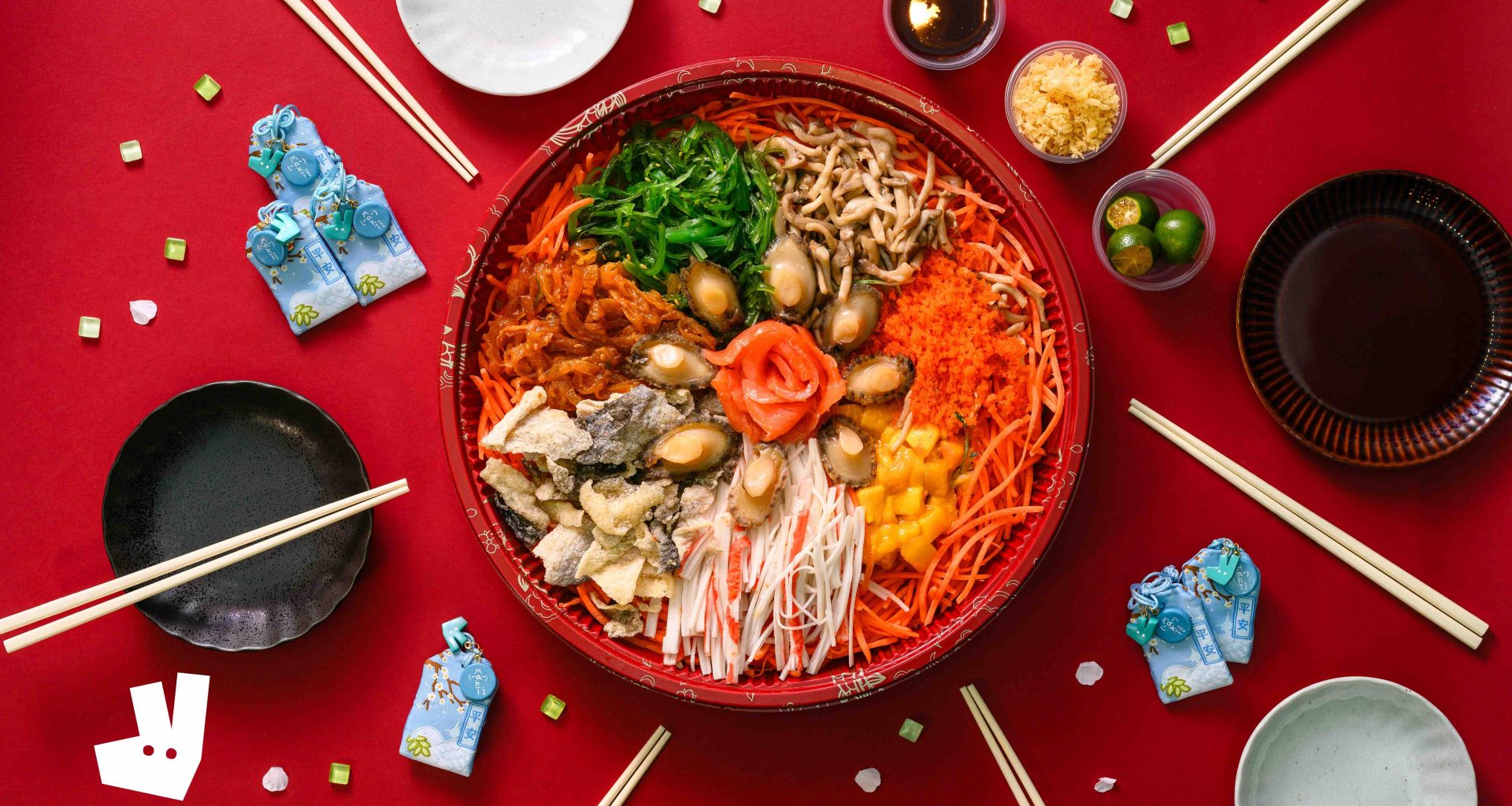 Celebrate Lunar New Year with Deliveroo and Maki-San’s Sssurely Successs Yusheng and Lucky Fortune Pouches - Alvinology