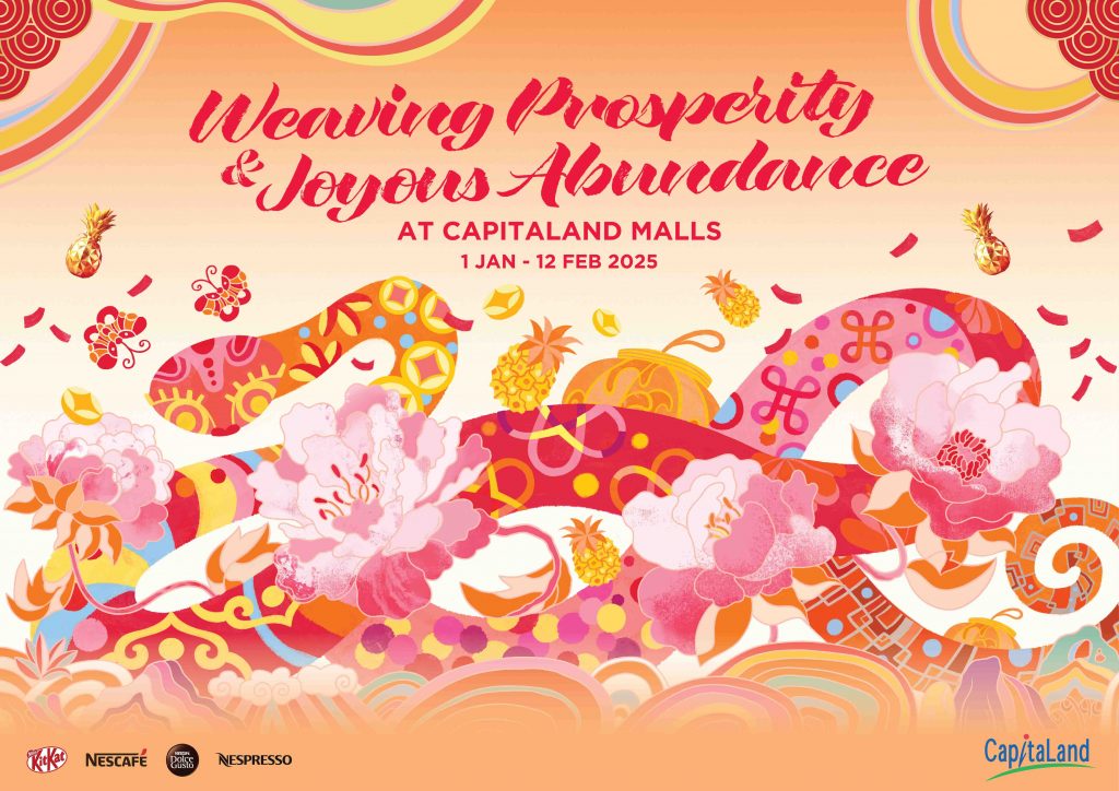 CapitaLand Welcomes the Year of the Snake with Tang Yiqi’s Stunning Fortune Snake Installation - Alvinology