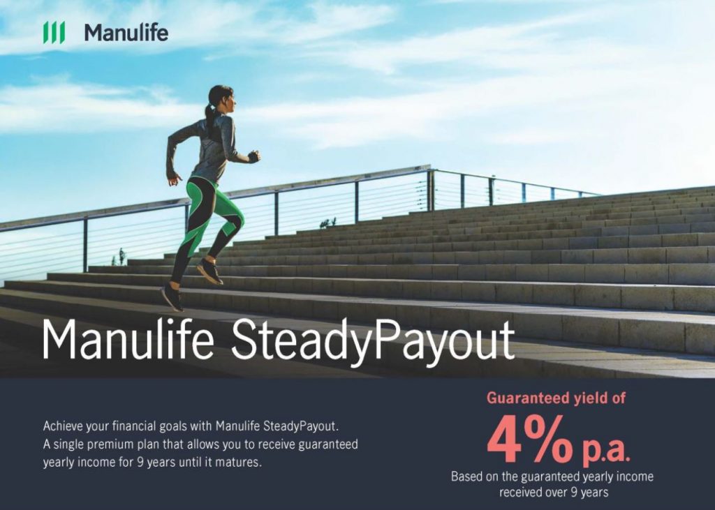 Manulife SteadyPayout: Guaranteed 4% Annual Yield with Yearly Income - Alvinology