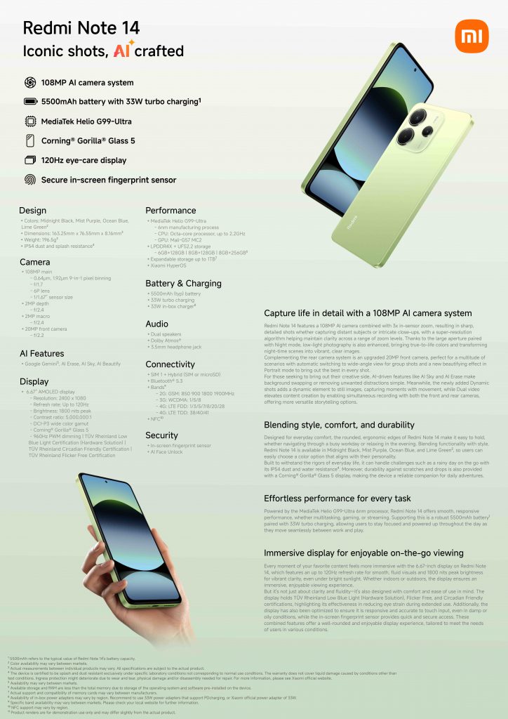 Xiaomi Launches Redmi Note 14 Series in Singapore: A Perfect Blend of Photography, Durability, and Performance Xiaomi Launches Redmi Note 14 Series in Singapore: A Perfect Blend of Photography, Durability, and Performance - Alvinology