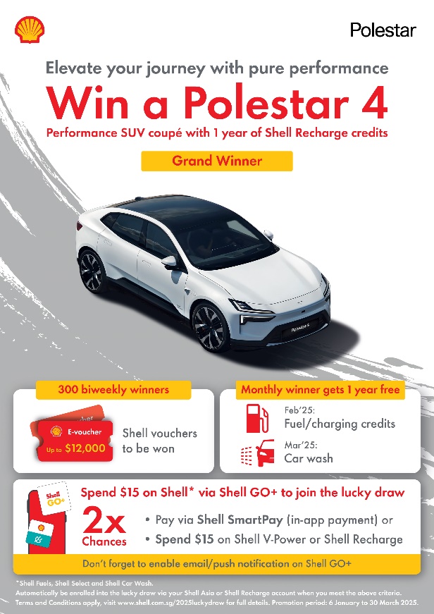 Win a Polestar 4 SUV Coupé and Exciting Rewards with Shell This New Year - Alvinology