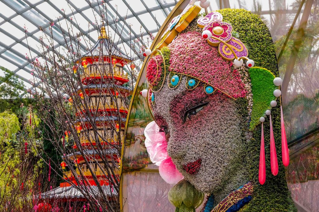 Gardens by the Bay Welcomes the Year with Majestic Floral Display Featuring Madam White Snake - Alvinology