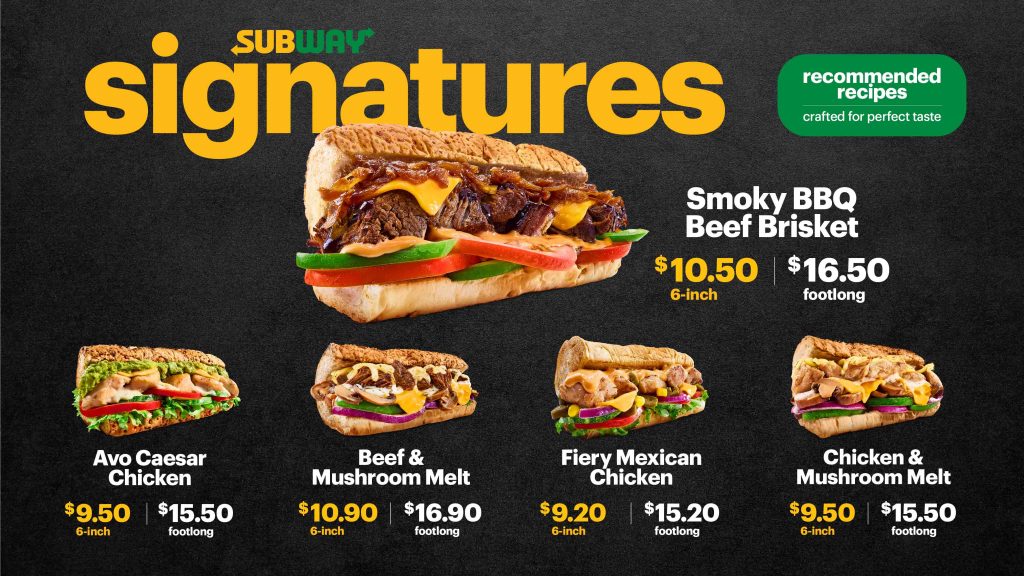 Subway Singapore Unveils Five Signature Subs and New Nachos Options for 2025 - Alvinology