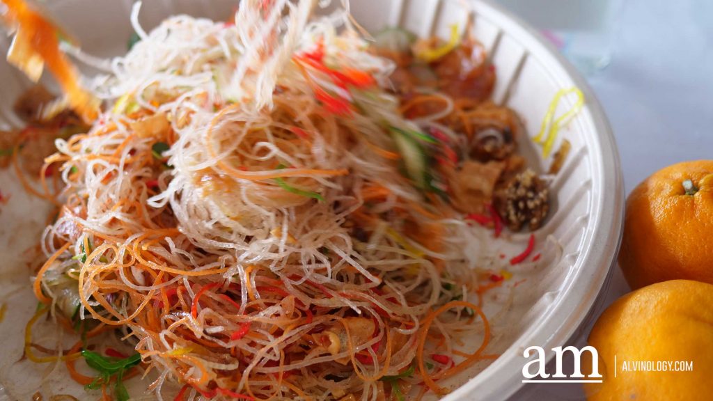 Entrepôt’s LNY Specials Deliver Smoky Charcoal Flavours and Playful Twists with a Golden Serpent Yusheng and White Serpent’s Elixir Cocktail featuring Oldenlandia Water (蛇草水) - Alvinology