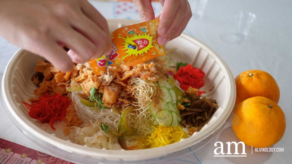 Entrepôt’s LNY Specials Deliver Smoky Charcoal Flavours and Playful Twists with a Golden Serpent Yusheng and White Serpent’s Elixir Cocktail featuring Oldenlandia Water (蛇草水) - Alvinology