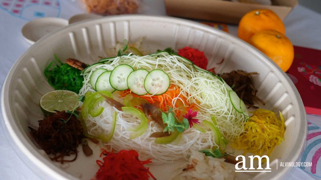 Entrepôt’s LNY Specials Deliver Smoky Charcoal Flavours and Playful Twists with a Golden Serpent Yusheng and White Serpent’s Elixir Cocktail featuring Oldenlandia Water (蛇草水) - Alvinology