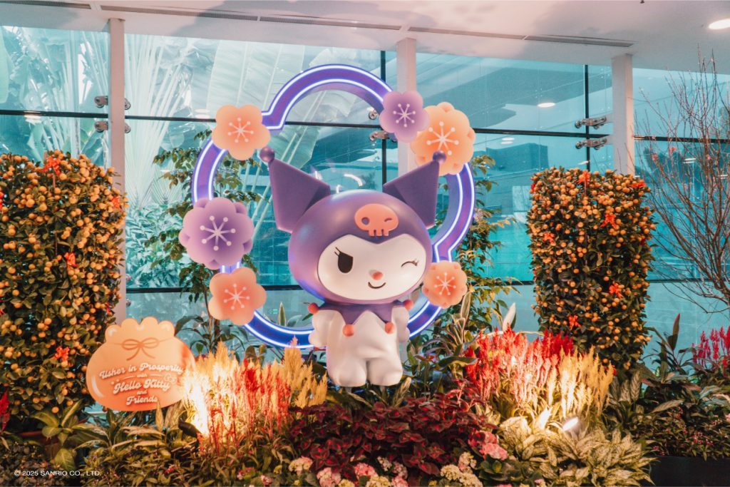 Changi Airport Welcomes Chinese New Year with Stunning Sanrio-Themed Floral Displays - Alvinology