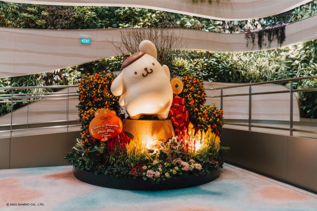 Changi Airport Welcomes Chinese New Year with Stunning Sanrio-Themed Floral Displays - Alvinology