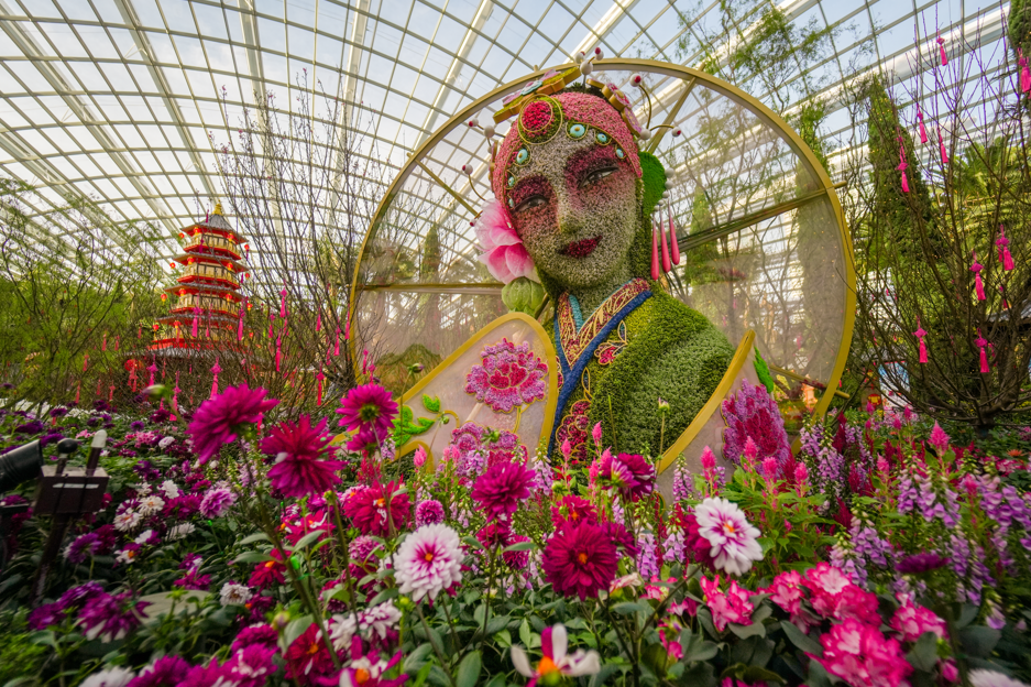 Gardens by the Bay Welcomes the Year with Majestic Floral Display Featuring Madam White Snake - Alvinology