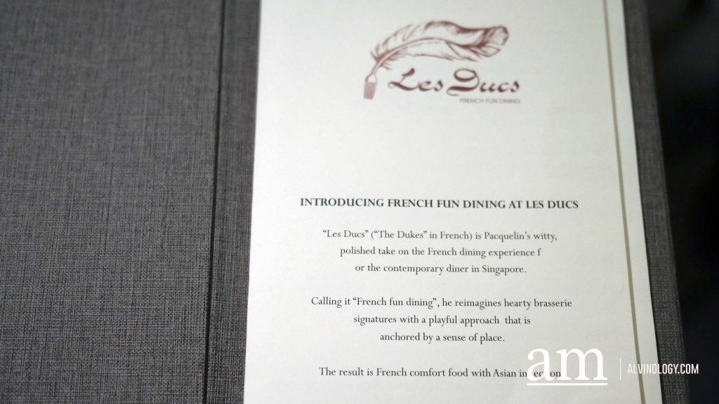[Review] Les Ducs Delivers "French Fun Dining" in Ann Siang Hill - Alvinology