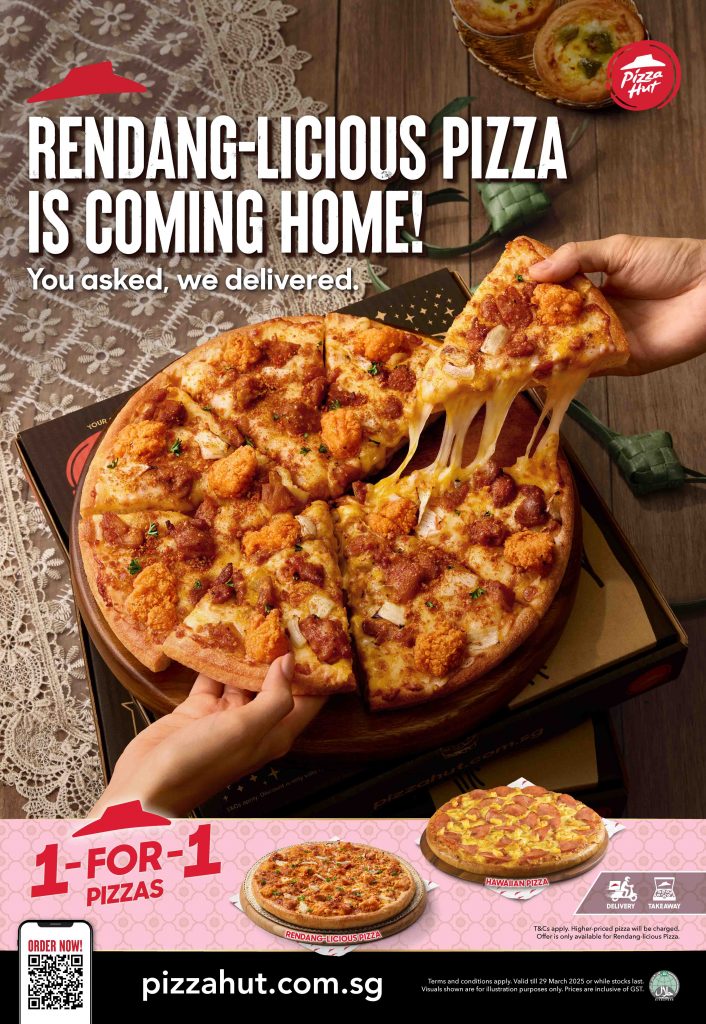 Pizza Hut Brings Back Its Rendang-licious Pizza and Curry-licious Melts for a Limited Time - Alvinology