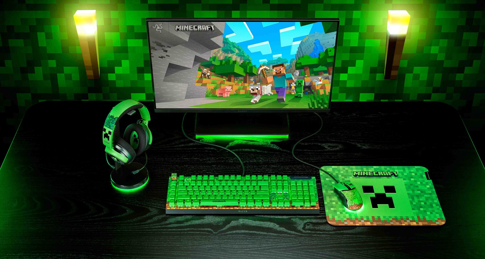 Razer Unleashes Minecraft-Themed Gaming Gear in New Collaboration - Alvinology