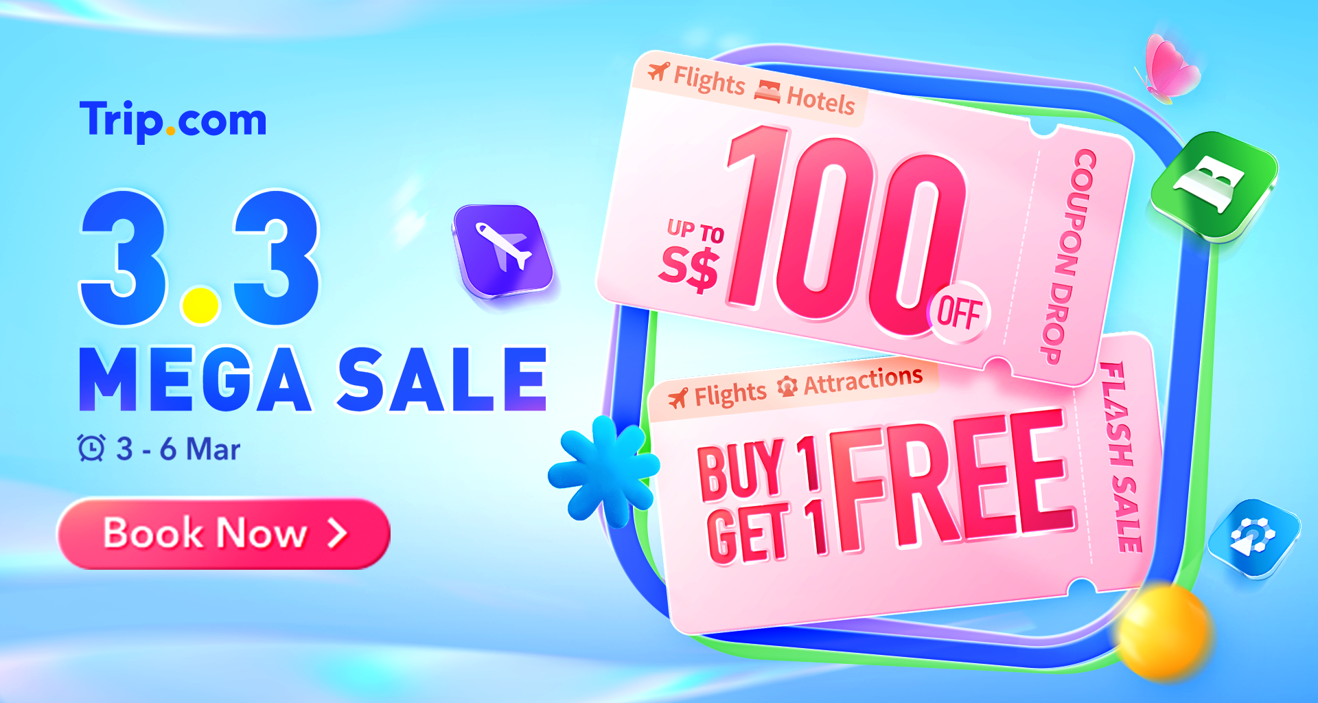 3.3 Mega Sale: Unmissable Travel Deals on Flights, Hotels, and Attractions - Alvinology