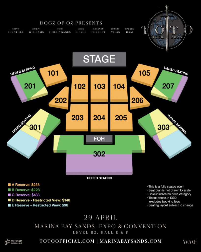 Legendary Rock Band TOTO Returns to Singapore After 19 Years for One Night Only Legendary Rock Band TOTO Returns to Singapore After 19 Years for One Night Only - Alvinology