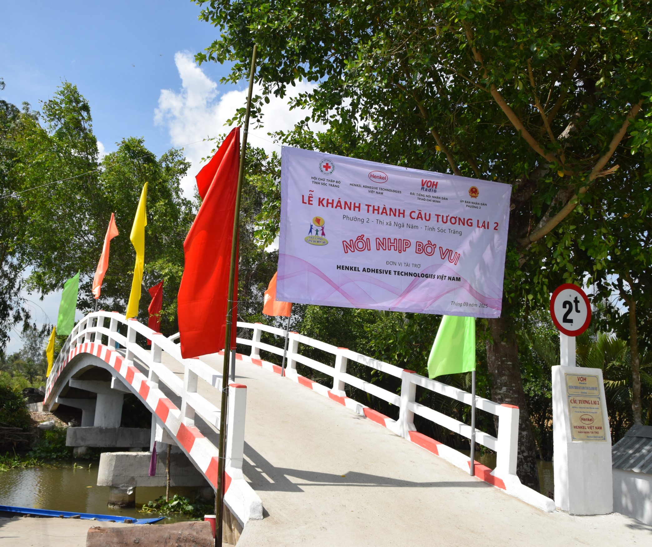 Henkel Vietnam supports bridge construction and educational initiatives in Soc Trang province The new bridge will improve accessibility for approximately 800 households in Soc Trang province.