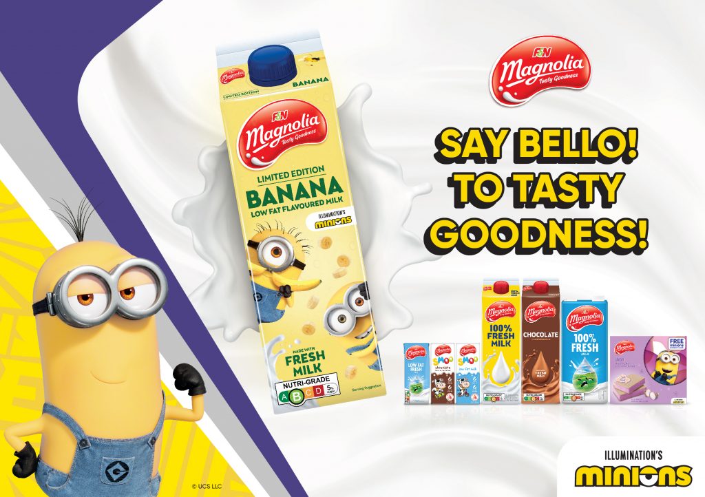 Go Bananas! F&N MAGNOLIA Launches Limited-Edition Minions-Themed Treats - Alvinology