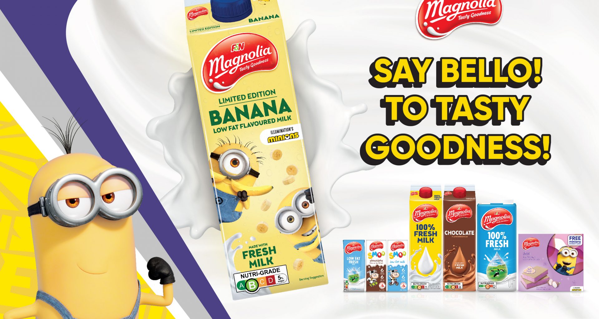 Go Bananas! F&N MAGNOLIA Launches Limited-Edition Minions-Themed Treats - Alvinology