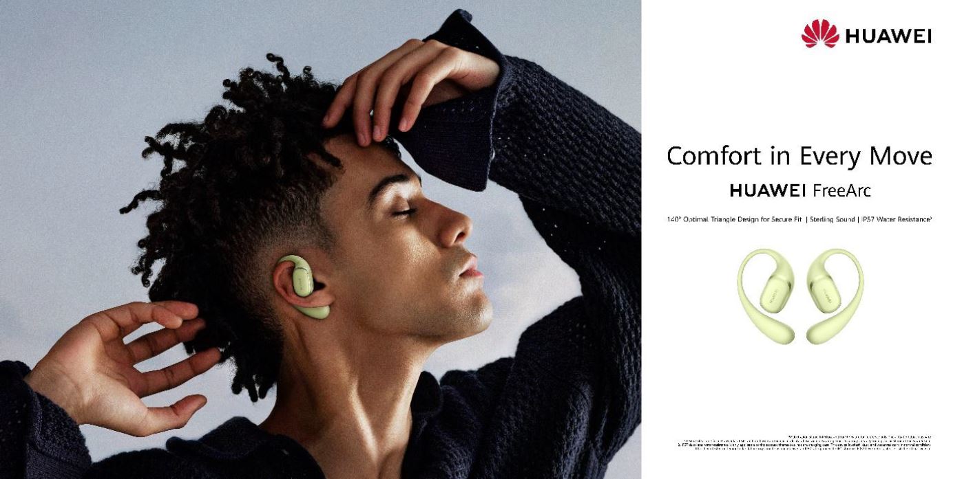 HUAWEI FreeArc: The First Open-Ear Earbuds with Earhooks for Active Lifestyles - Alvinology