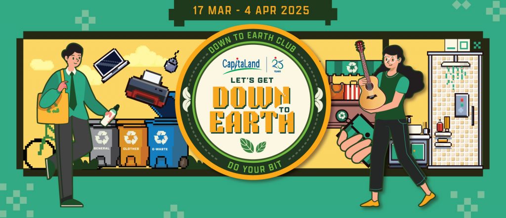 Celebrate Earth Day with CapitaLand’s “Let’s Get Down to Earth” Campaign - Alvinology