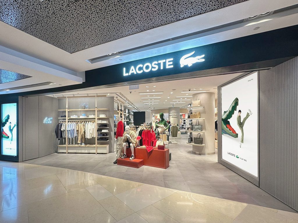Lacoste Opens First Concept Store at ION Orchard, Introducing Customization ‘Atelier’ to Southeast Asia - Alvinology