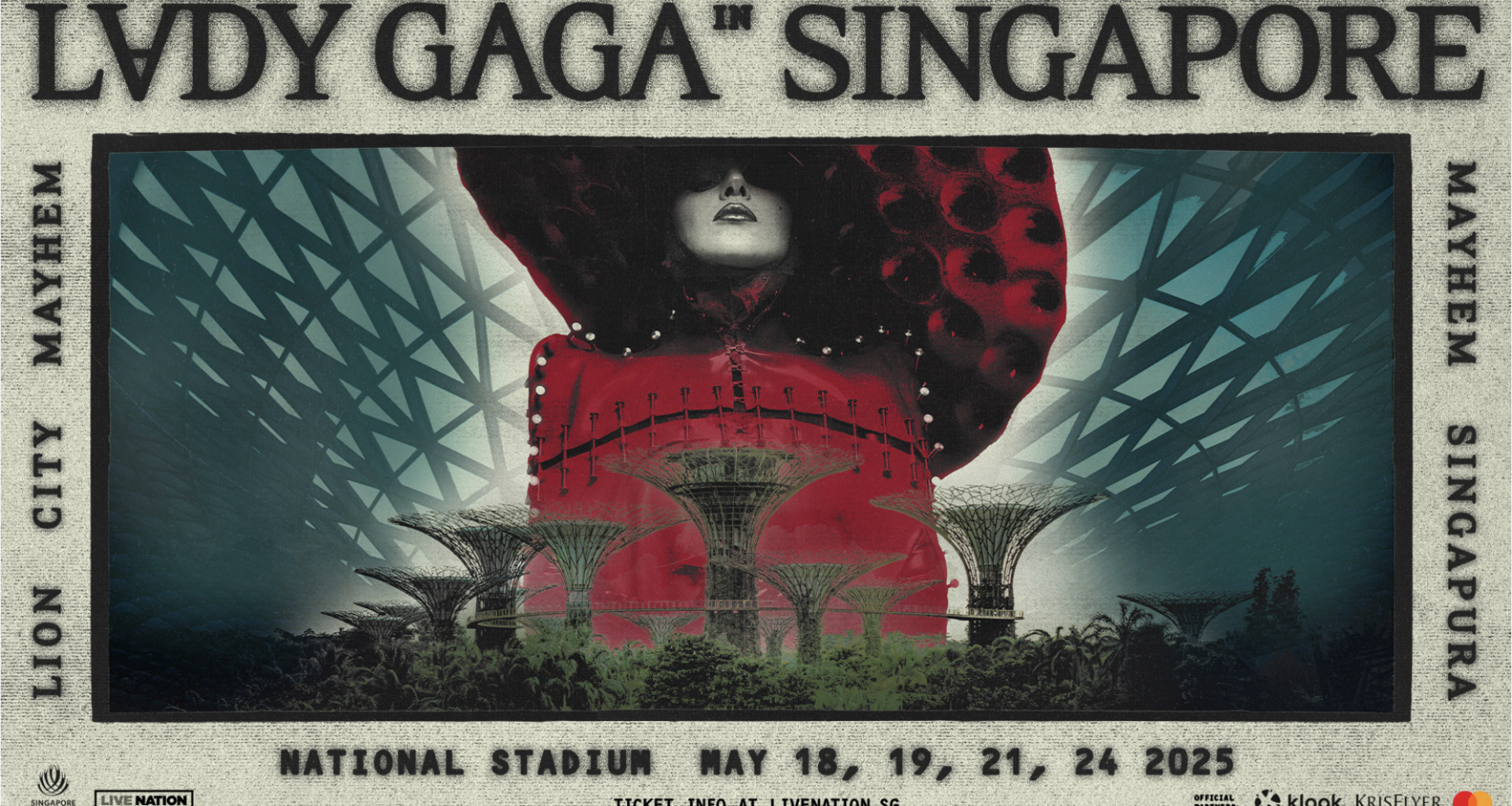 Lady Gaga Set to Light Up Singapore with Exclusive Four-Night Concert at National Stadium - Alvinology