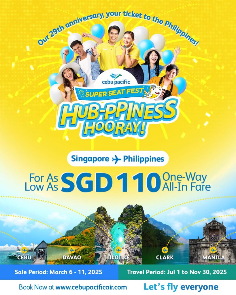 Cebu Pacific Celebrates 29th Anniversary with Special Seat Sale - Alvinology