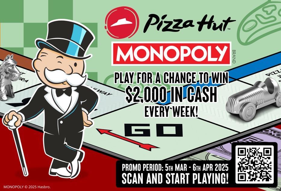 Roll the Dice for Tasty Wins: Pizza Hut x MONOPOLY Collaboration Brings Nostalgic Fun - Alvinology
