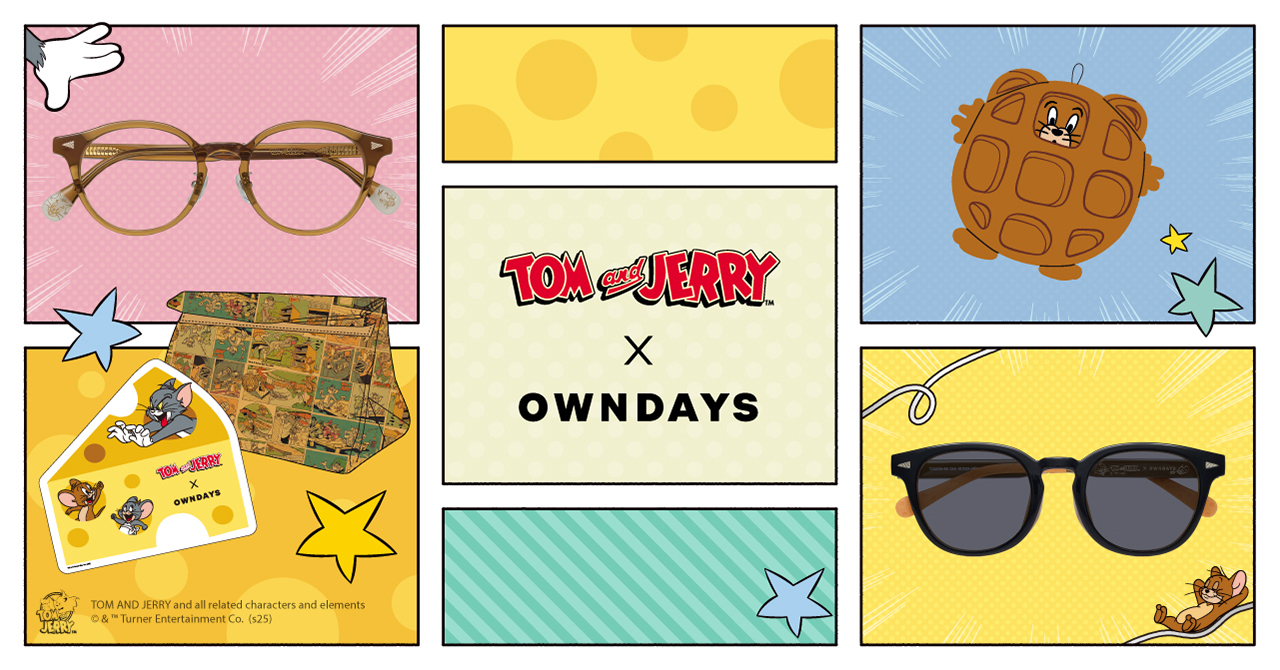 Tom and Jerry x OWNDAYS: A Retro Eyewear Collection Full of Mischief - Alvinology