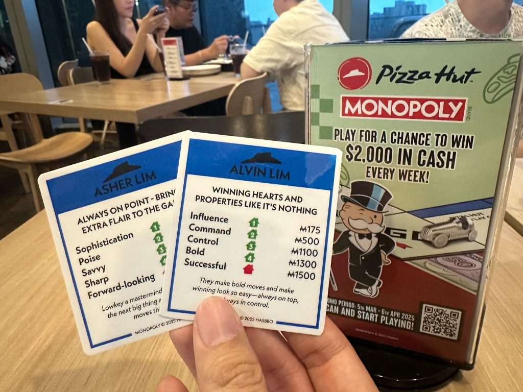 Join Pizza Hut Singapore x MONOPOLY for a Limited-Time Nostalgic Collaboration - Alvinology