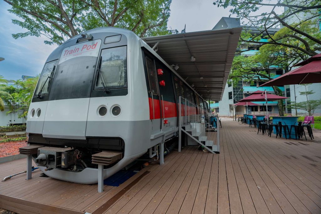 All Aboard Singapore’s First Train Hotel: A Decommissioned MRT Carriage Gets a New Life at one-north - Alvinology