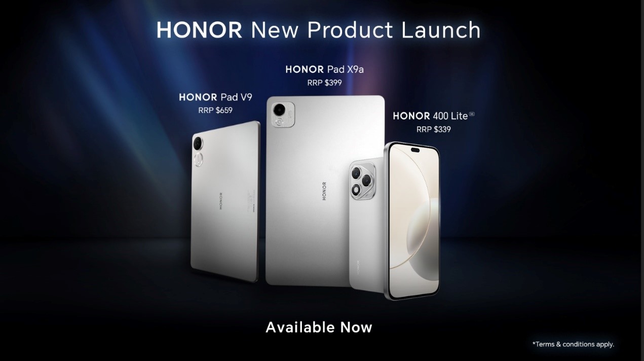 HONOR Launches Feature-Packed HONOR 400 Lite, Pad X9a, and Pad V9 in Singapore - Alvinology