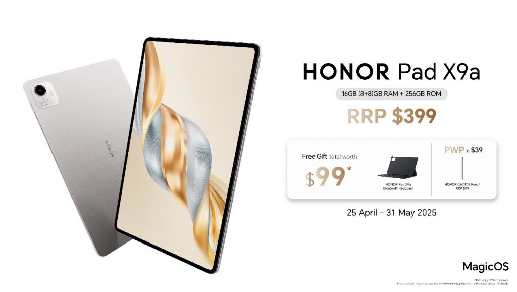 HONOR Launches Feature-Packed HONOR 400 Lite, Pad X9a, and Pad V9 in Singapore - Alvinology