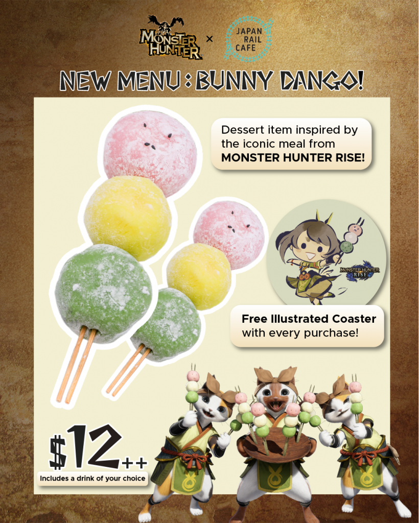 Hunt, Feast, and Play: JAPAN RAIL CAFE Teams Up with Monster Hunter for an Epic Dining Adventure - Alvinology