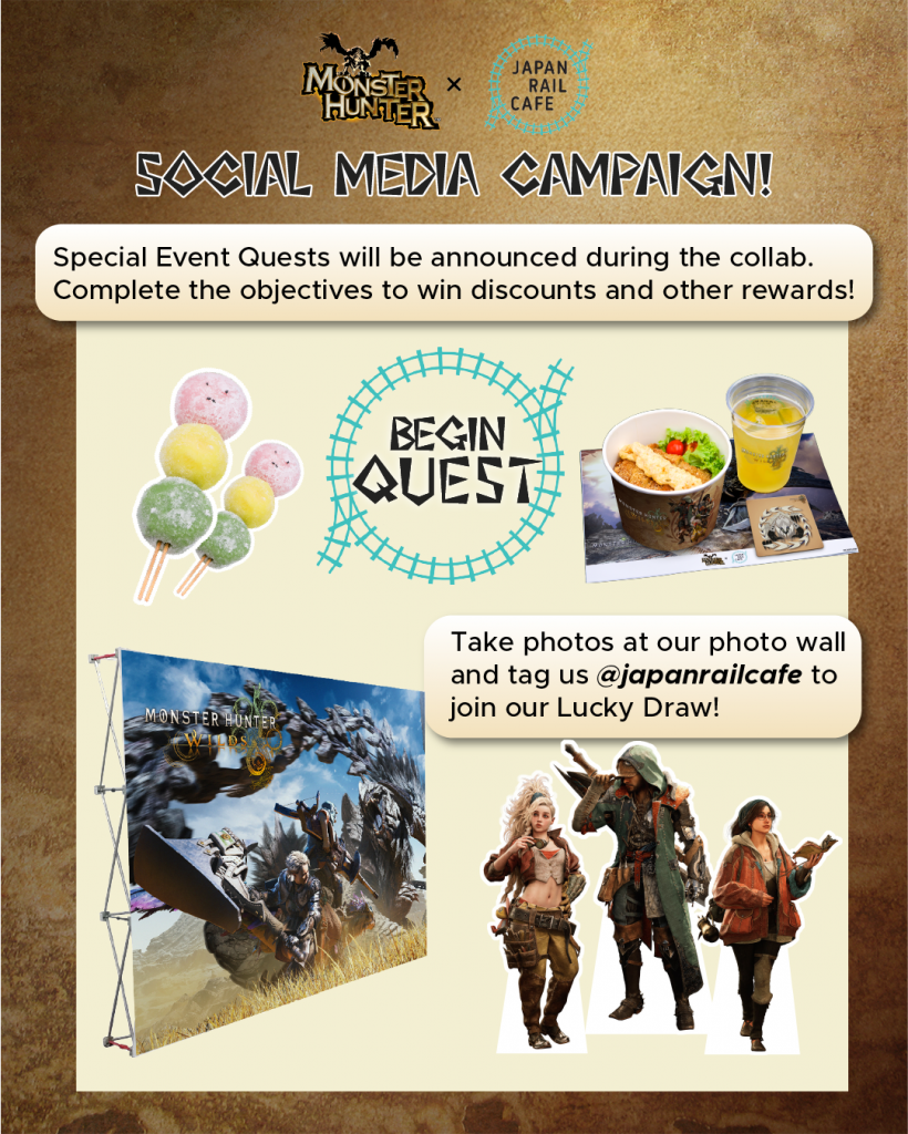 Hunt, Feast, and Play: JAPAN RAIL CAFE Teams Up with Monster Hunter for an Epic Dining Adventure - Alvinology