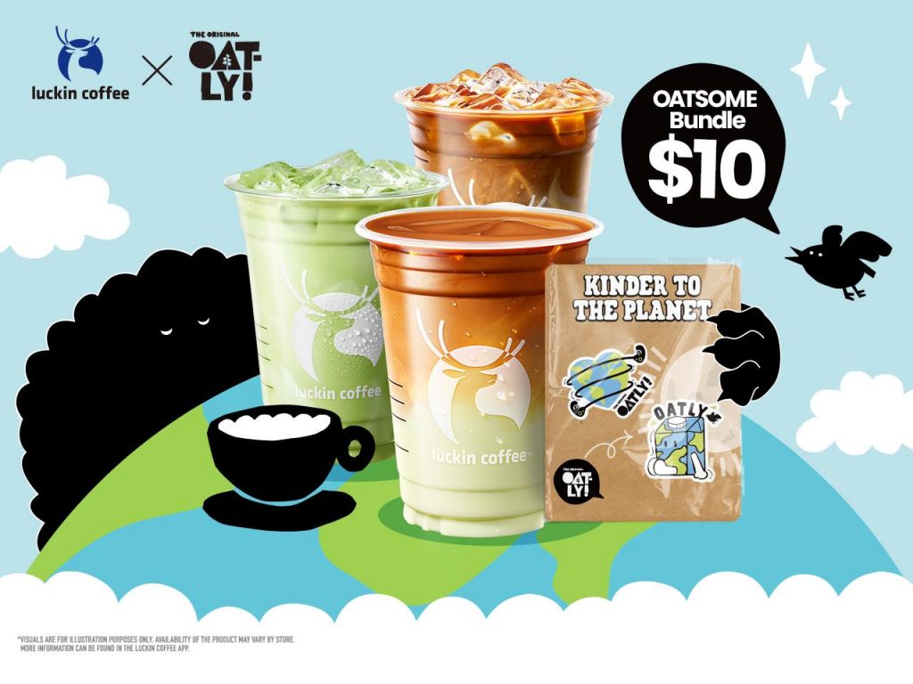 Luckin Coffee x OATLY Launch ‘OATSOME’ Drinks and Pop-Up to Celebrate Earth Day 2025 - Alvinology