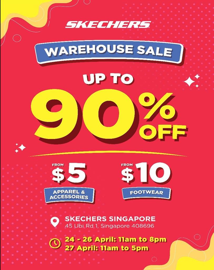 Skechers Warehouse Sale Returns with Up to 90% Off Footwear, Apparel & More - Alvinology