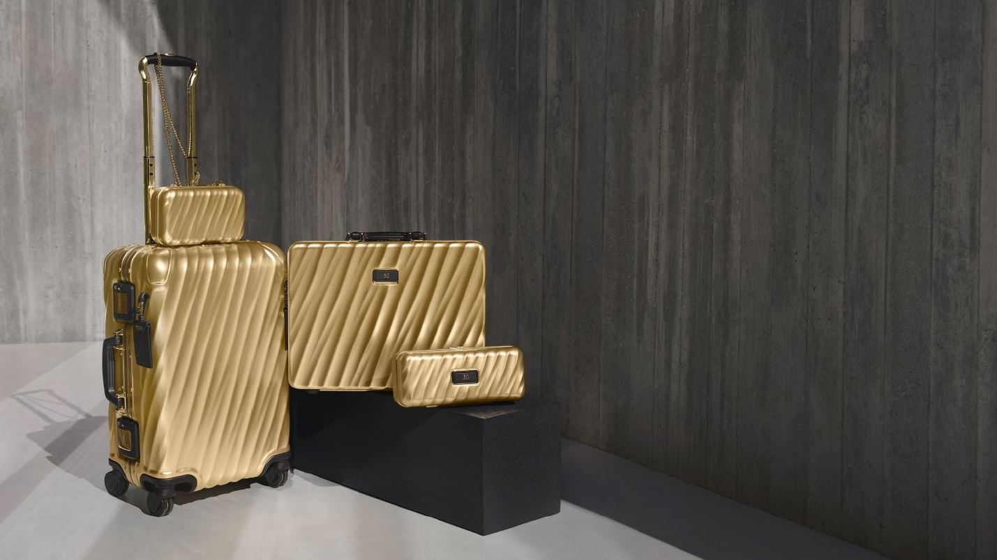 TUMI Unveils Limited-Edition 50th Anniversary Gold Collection - Alvinology