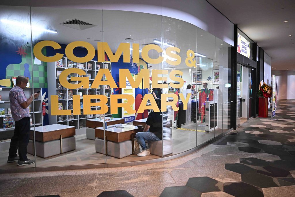Level Up Your Reading Game: NLB Opens Comics and Games Pop-Up Library at Punggol Coast Mall - Alvinology