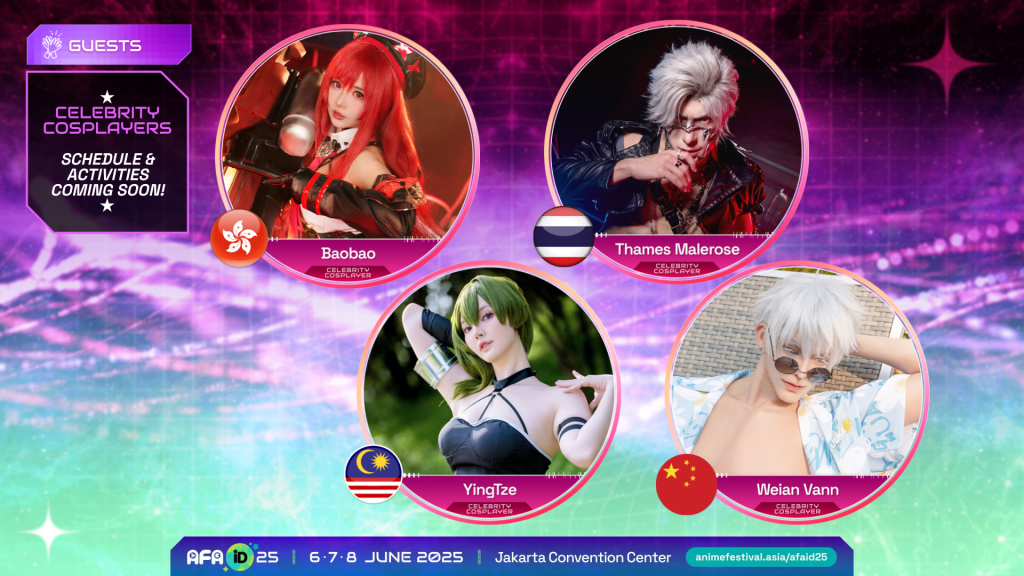 Anime Festival Asia Returns to Jakarta in June 2025 with a Star-Studded Lineup and Electrifying Experiences - Alvinology