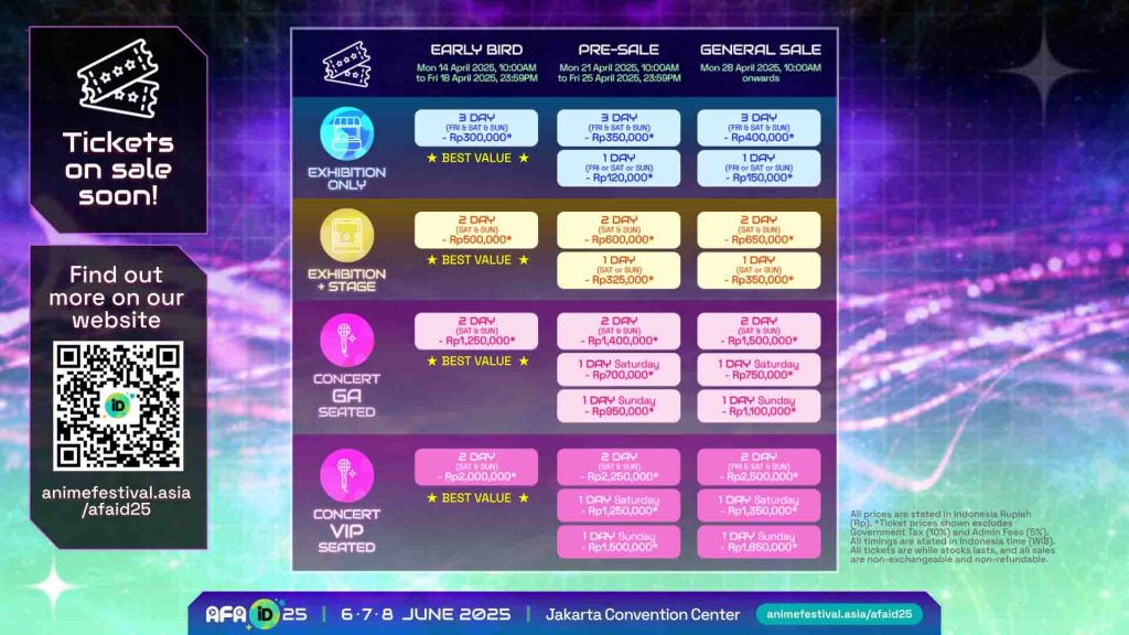 Anime Festival Asia Returns to Jakarta in June 2025 with a Star-Studded Lineup and Electrifying Experiences - Alvinology