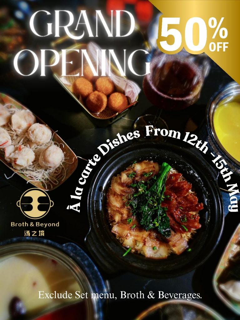 [50% OFF OPENING PROMO] Broth and Beyond @ CHIJMES Offers Affordable Yunnan-style Hotpot with Premium Ingredients from S$7.99 - Alvinology