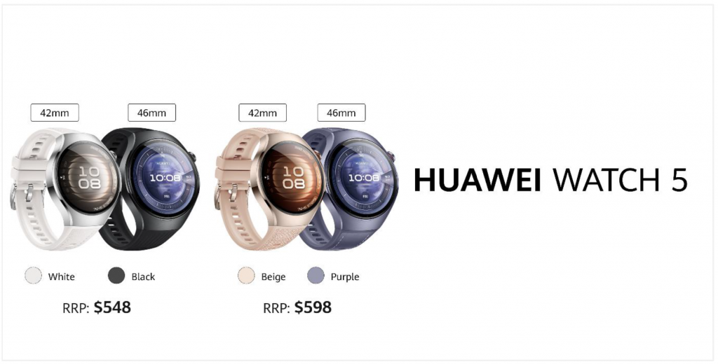 HUAWEI Launches WATCH 5: Next-Gen Wearable with Breakthrough Fingertip Health Monitoring and Gesture Control - Alvinology