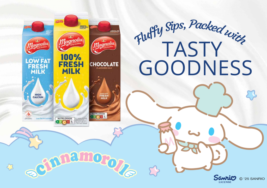 F&N MAGNOLIA Launches Adorable Cinnamoroll Collectibles with Every Sip of Goodness - Alvinology