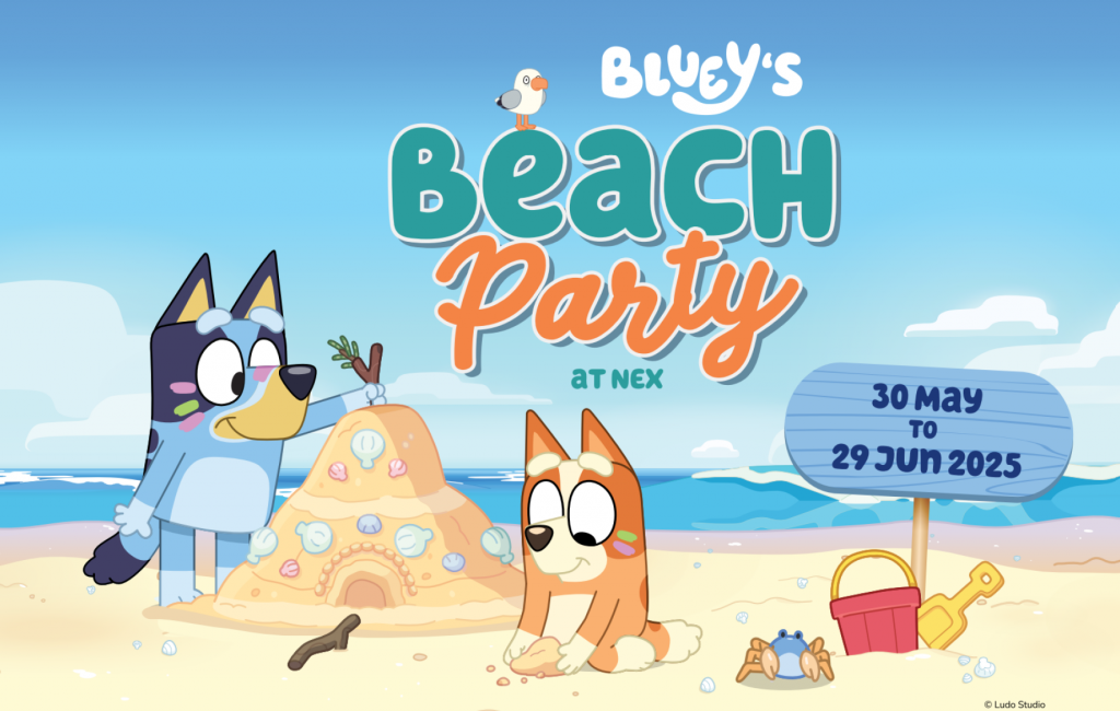 Catch Bluey’s Beach Party at NEX This June School Holidays - Alvinology