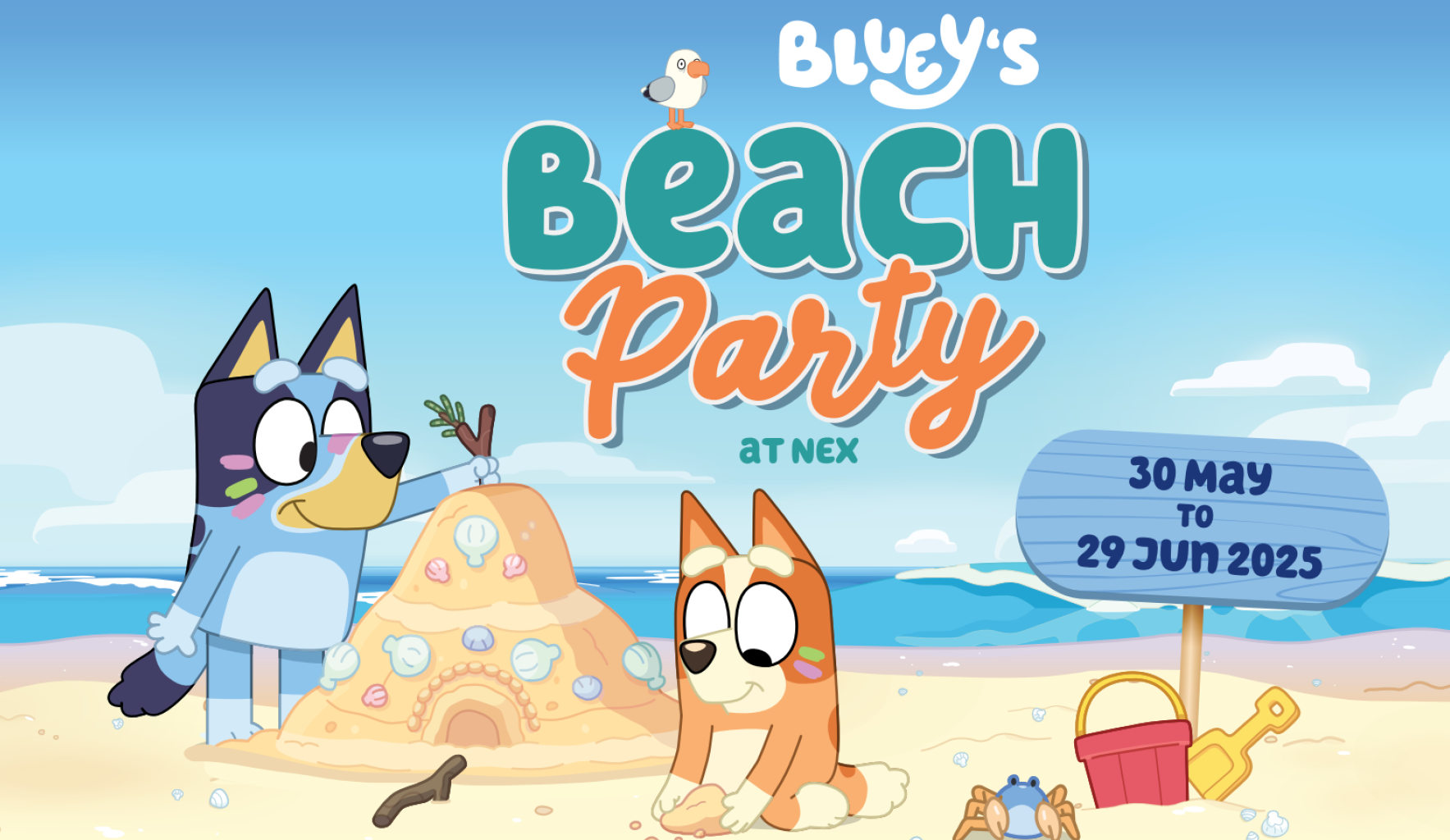 Catch Bluey’s Beach Party at NEX This June School Holidays - Alvinology