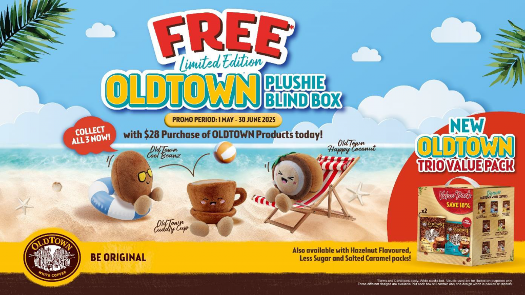 OldTown White Coffee Launches Limited-Edition Plushies and Coconut Value Pack for Coffee Fans - Alvinology