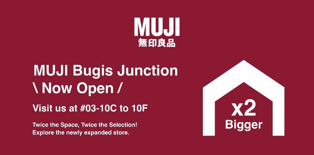 MUJI Bugis Junction Reopens: Bigger, Brighter, with Opening Specials from 22–25 May! - Alvinology