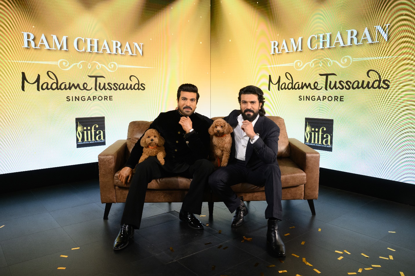 Global Superstar Ram Charan Unveils World’s First Wax Figure At Madame Tussauds Singapore – Joined By His Beloved Dog Rhyme Ram Charan unveils Madame Tussauds Singapore first-ever celebrity-pet dual figure