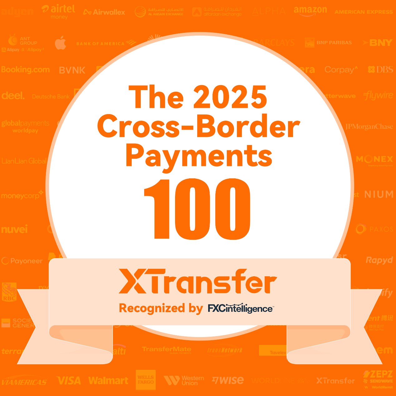 XTransfer Named Among The Top 100 Cross-Border Payments Companies for 2025 by FXC Intelligence XTransfer Named Among The Top 100 Cross-Border Payments Companies for 2025 by FXC Intelligence
