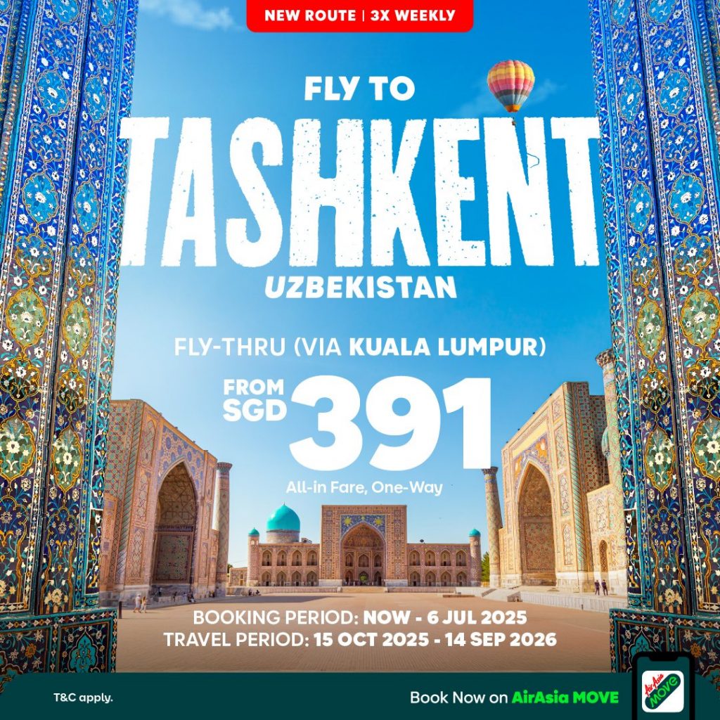 AirAsia X Opens Gateway to Uzbekistan: New Route to Tashkent via Kuala Lumpur from October 2025 - Alvinology